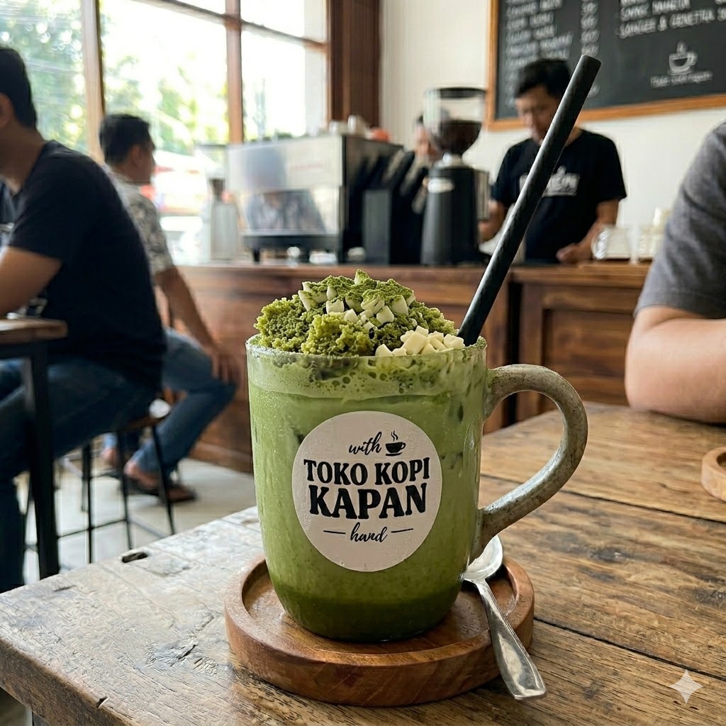 Matcha Ice Cake Latte